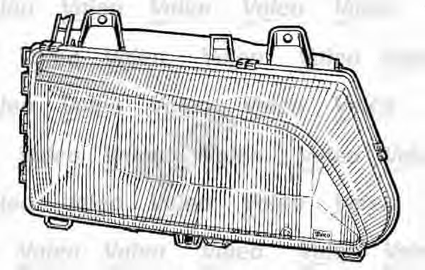 VALEO 087322 Diffusing Lens, headlight